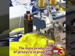 پیراهن فوتبال پلی با کارایی بالا سبک وزن، دوامدار، مقاوم در برابر اشعه UV